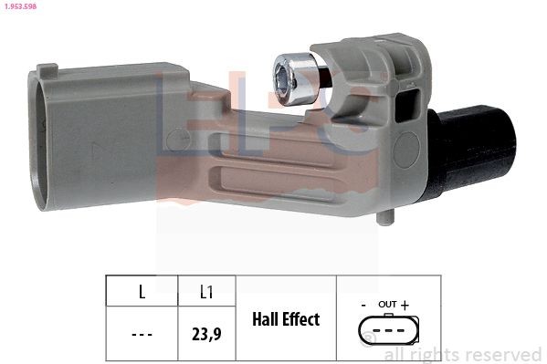 Great value for money - EPS Crankshaft sensor 1.953.598