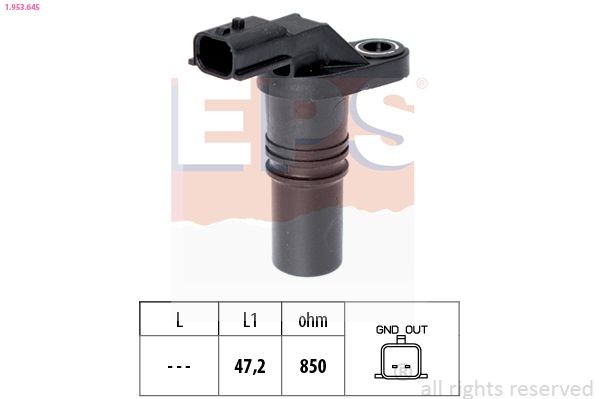 Crank position sensor EPS Made in Italy - OE Equivalent - 1.953.645