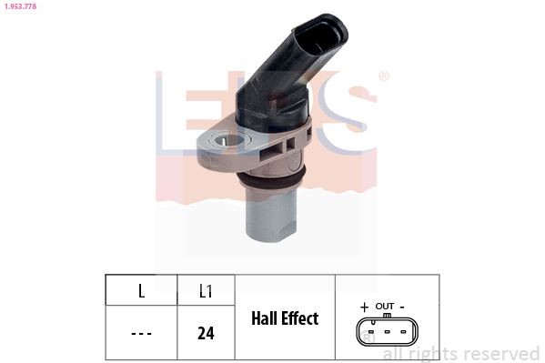 EPS 1.953.778 Sensor, RPM Made in Italy - OE Equivalent