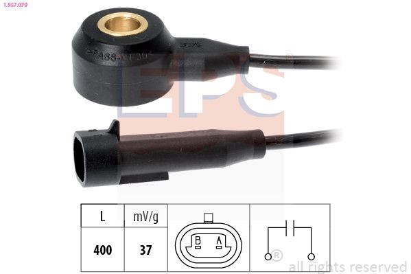 EPS 1.957.079 Knock Sensor Made in Italy - OE Equivalent