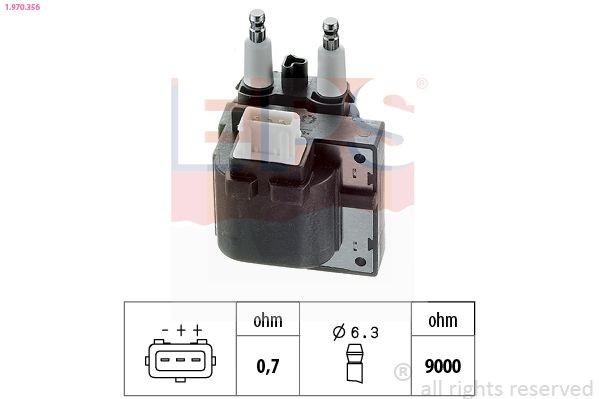 EPS 1.970.356 Ignition coil Connector Type SAE