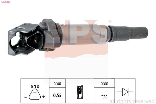 FACET 9.6507 EPS 1970607 Ignition coil pack BMW E91 325 xi 211 hp Petrol 2008 price