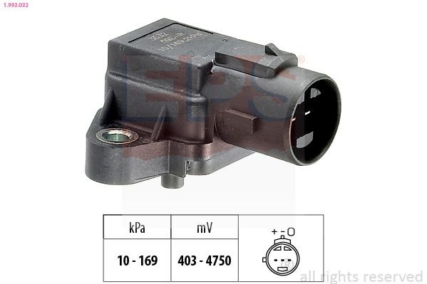 1.993.032 Eps Air Pressure Sensor, Height Adaptation Made In Italy - Oe Equivalent