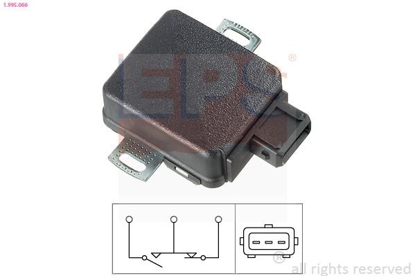 Throttle position sensor EPS Made in Italy - OE Equivalent - 1.995.066