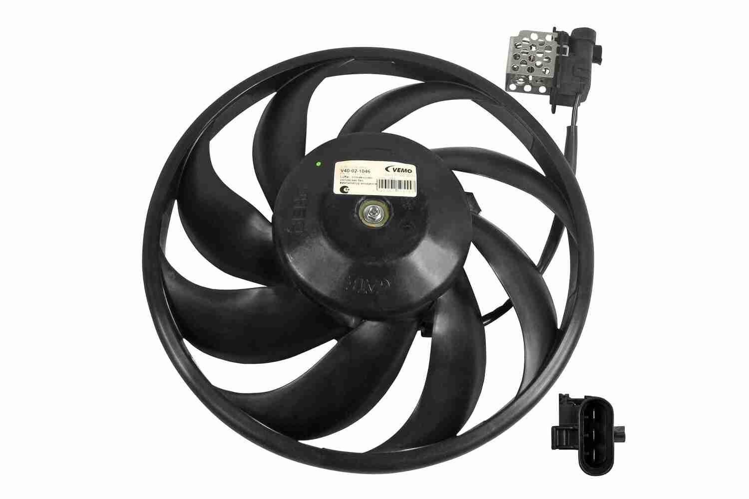 Great value for money - VEMO Fan, A / C condenser V40-02-1046