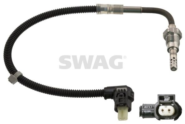 SWAG 10 10 0827 Sensor, exhaust gas temperature Catalytic Converter