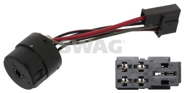 SWAG 10 10 1012 Ignition switch with plug, with cable