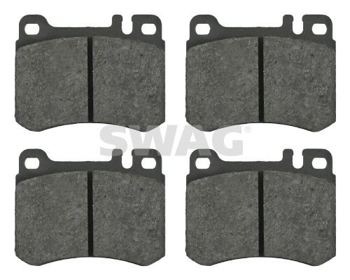 SWAG 10 91 6246 Brake pad set Front Axle, prepared for wear indicator