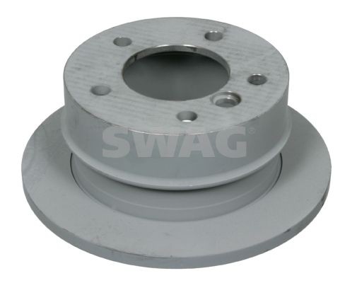 SWAG Rear Axle, 258x12mm, 5x130, solid, Coated Ø: 258mm, Rim: 5-Hole, Brake Disc Thickness: 12mm Brake rotor 10 92 2860 buy