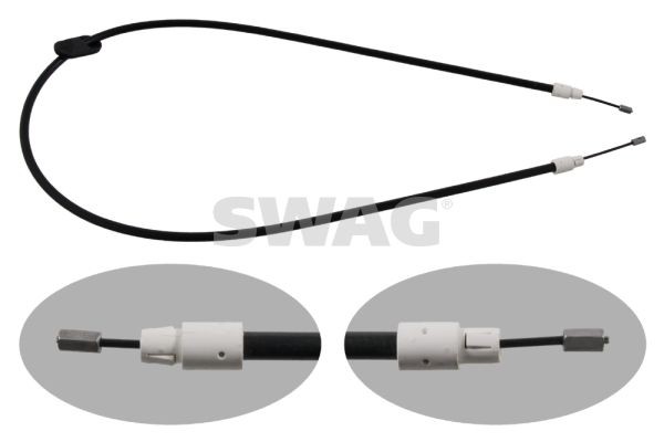 SWAG 10934904 Parking brake cable Mercedes A207 E 200 CGI 1.8 184 hp Petrol 2010 price