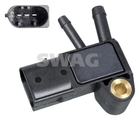 SWAG Number of connectors: 3 Sensor, exhaust pressure 10 94 3587 buy
