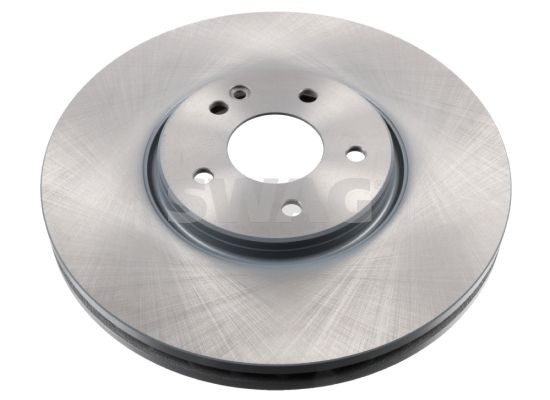 SWAG 10 94 5895 Brake disc Front Axle, 330x32mm, 5x112, internally vented, Coated, High-carbon