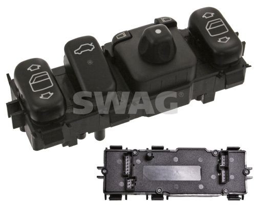 SWAG Driver side Number of connectors: 6, 3 Switch, window regulator 10 94 6766 buy