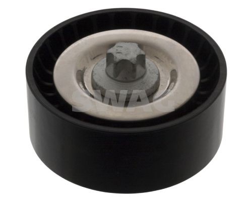 Mercedes E-Class Deflection / guide pulley, v-ribbed belt 8748988 SWAG 10 94 7294 online buy
