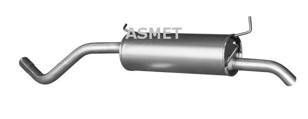 ASMET 10.086 Rear silencer