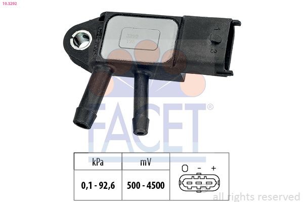 Iveco Air Pressure Sensor, height adaptation FACET 10.3292 at a good price