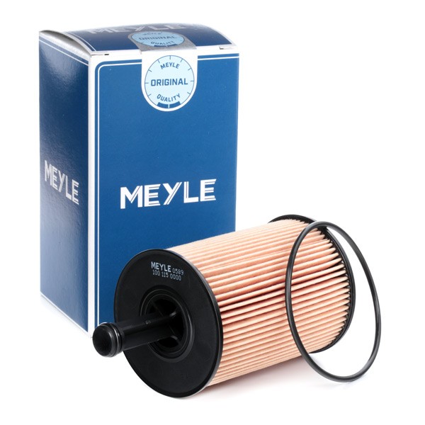 MEYLE 1001150000 Engine oil filter ORIGINAL Quality, with seal, Filter Insert