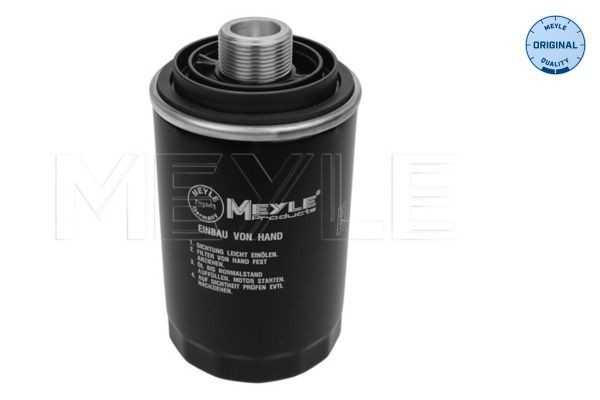 100 322 0014 MEYLE Oil filters SKODA M27x1,5, ORIGINAL Quality, Spin-on Filter