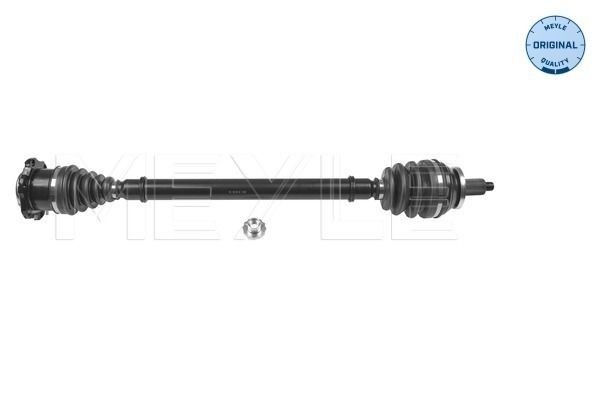 Half shaft MEYLE Front Axle Right, 759mm, Ø: 36mm, ORIGINAL Quality - 100 498 0676