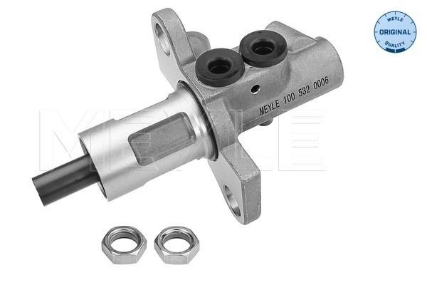 MEYLE 100 532 0006 Brake master cylinder Number of connectors: 2, Ø: 25,4 mm, ORIGINAL Quality, Aluminium, M12x1