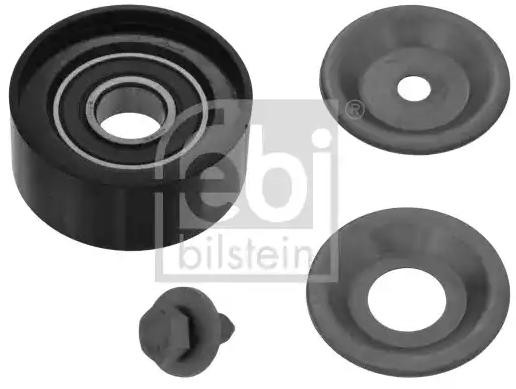 FEBI BILSTEIN 100155 Deflection / Guide Pulley, v-ribbed belt DACIA experience and price