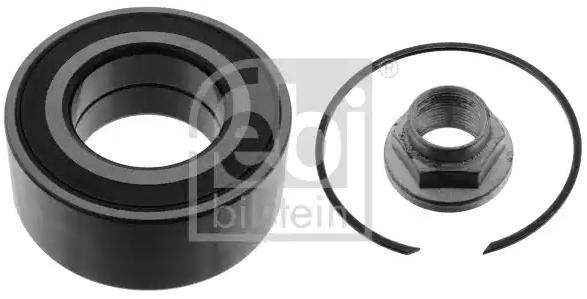 FEBI BILSTEIN with axle nut, with integrated magnetic sensor ring, with ABS sensor ring, with retaining ring, 82 mm, Angular Ball Bearing Inner Diameter: 44mm Wheel hub bearing 100177 buy