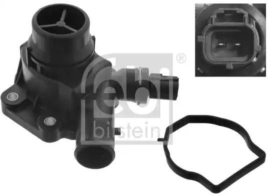 FEBI BILSTEIN 100228 Engine thermostat Opening Temperature: 90°C, with seal, with Temperature Switch, with housing