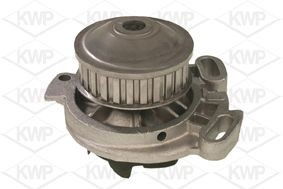 KWP 10103 Water pump Number of Teeth: 26, with seal ring, Mechanical, Grey Cast Iron, Water Pump Pulley Ø: 77,34 mm, for timing belt drive