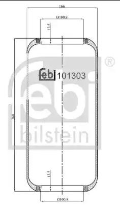FEBI BILSTEIN Air bag suspension Iveco Daily VI new 101303