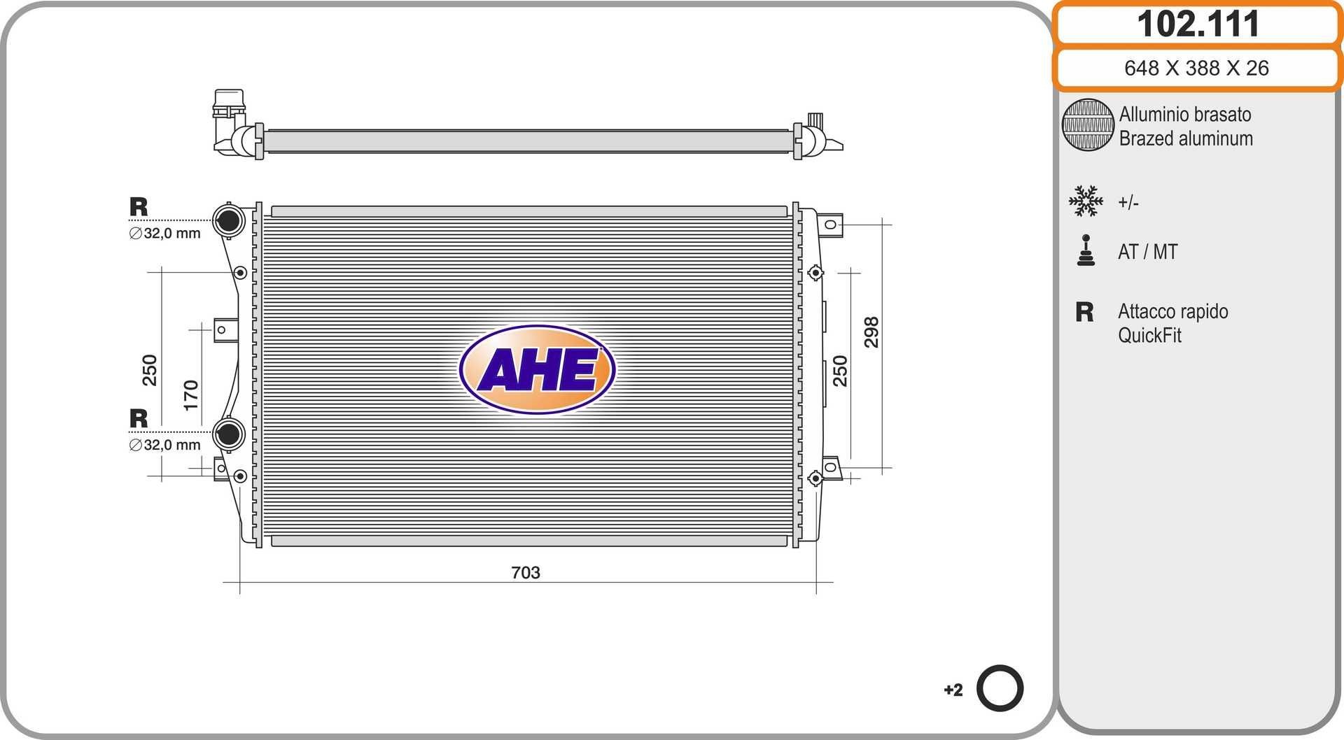 AHE 102.111 Oil filter 102111