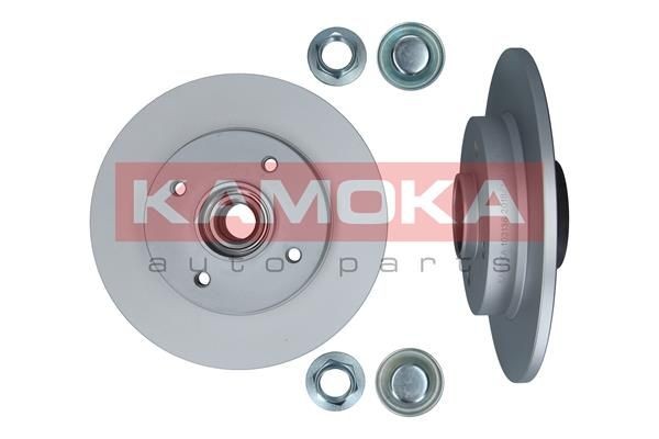KAMOKA 103136 Brake rotor Rear Axle, 249x9mm, 4x108, solid, Coated