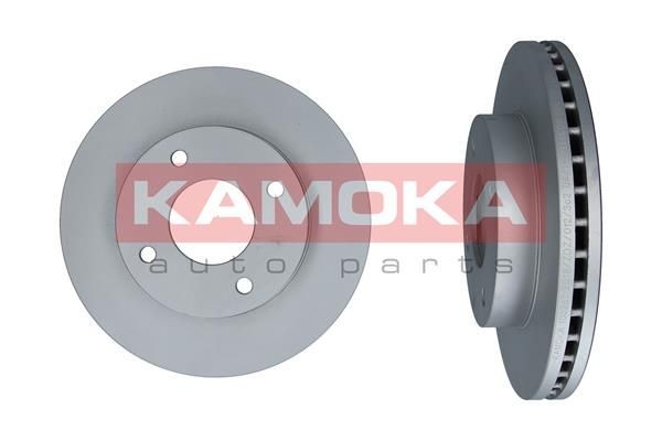 KAMOKA 103267 Brake disc Front Axle, 257x26mm, 4x114, Vented, Coated