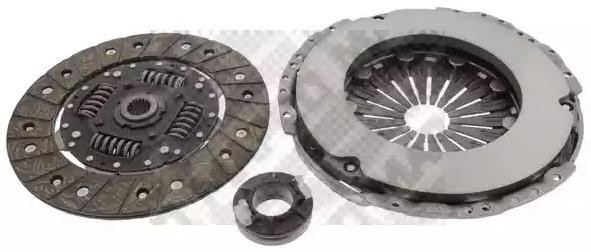 MAPCO 10524 Clutch kit three-piece, with clutch release bearing, 240mm