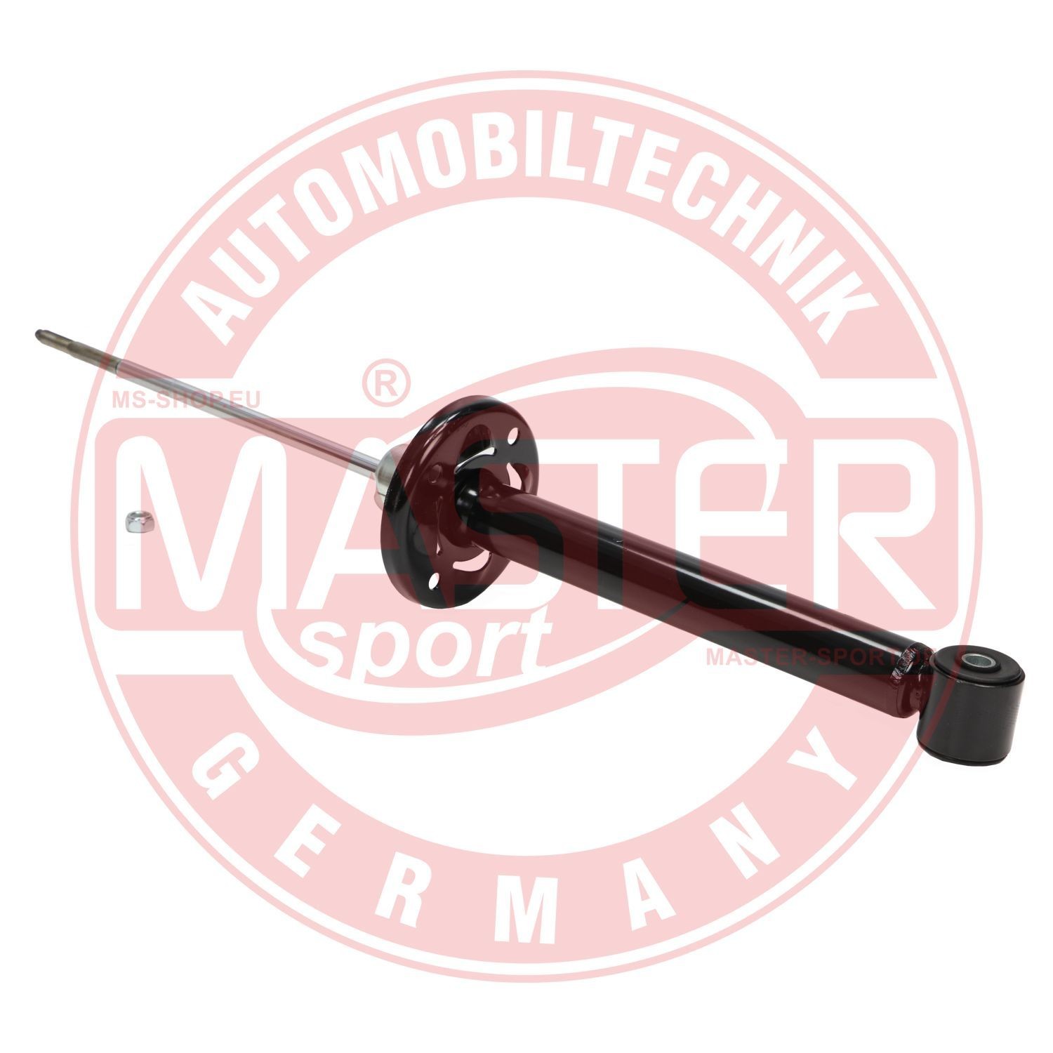 MASTER-SPORT AB161057811 Shock absorber Rear Axle, Oil Pressure, Twin-Tube, Suspension Strut, Top pin, Bottom eye
