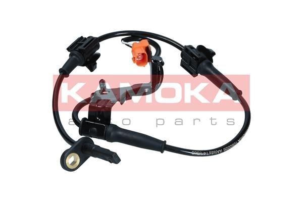 1060226 KAMOKA Wheel speed sensor HONDA Front Axle Left, Active sensor, 825mm, 41mm