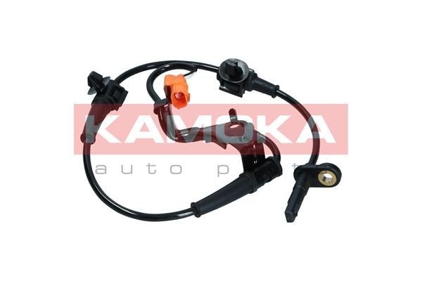 1060227 KAMOKA Wheel speed sensor HONDA Front Axle Right, Active sensor, 825mm