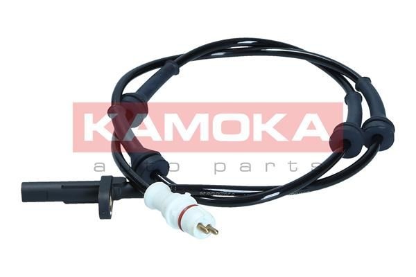 1060363 KAMOKA Wheel speed sensor OPEL Rear Axle, Active sensor, 844mm