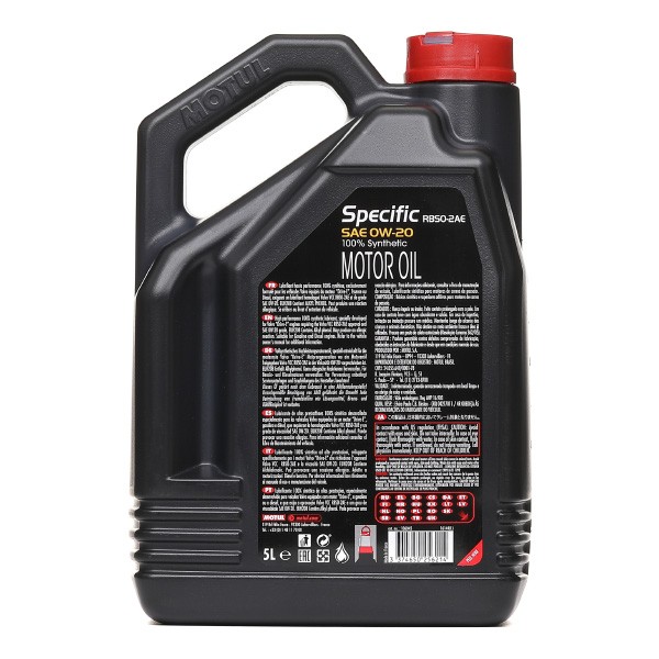 MOTUL 59780. Oil 0W-20, 5l, Synthetic Oil