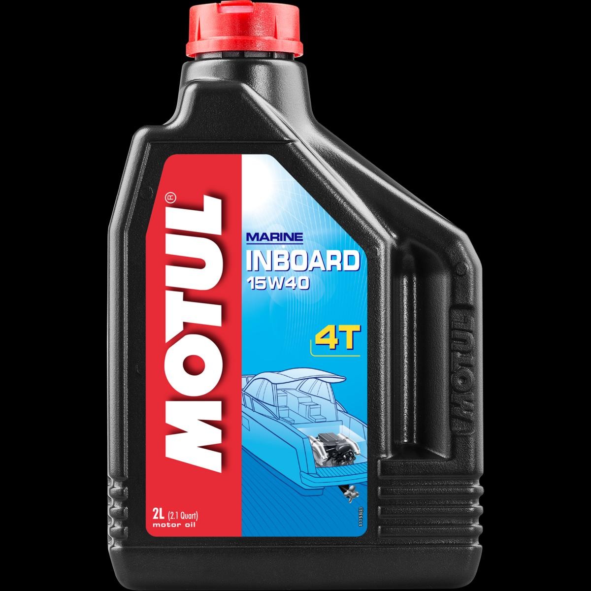 HONDA SES Motoröl 15W-40, 2l, Mineralöl MOTUL INBOARD, 4T 106363