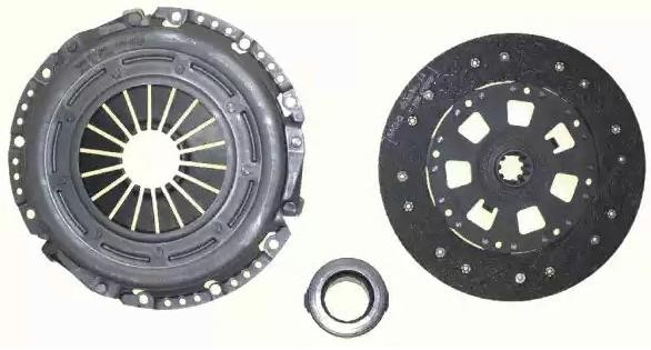 MAPCO 10658 Clutch kit three-piece, with clutch release bearing, 240mm