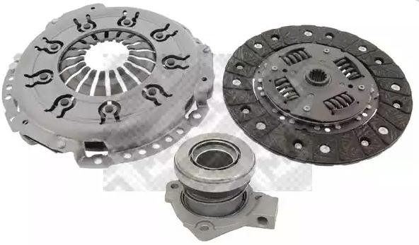 MAPCO 10716/2 Clutch kit OPEL experience and price
