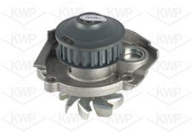 KWP Number of Teeth: 24, without gasket/seal, Mechanical, Metal, Water Pump Pulley Ø: 59,74 mm, for timing belt drive Water pumps 10739 buy