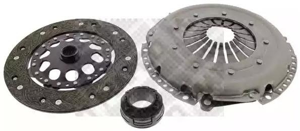 MAPCO 10783 Clutch kit three-piece, with clutch release bearing, 228mm