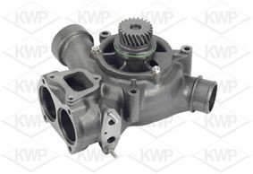 KWP 10849 Water pump Number of Teeth: 23, with seal, with lid, Mechanical, Grey Cast Iron, Water Pump Pulley Ø: 62,25 mm, for v-ribbed belt use