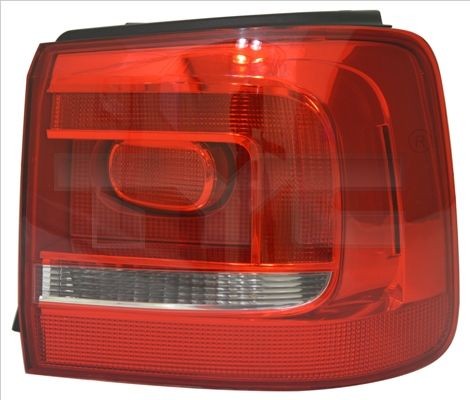 TYC 11-12388-01-2 Rear light Left, Outer section, without bulb holder