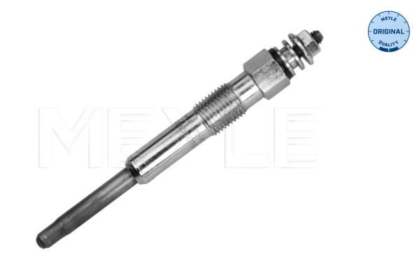 MEYLE 11-14 860 0000 Glow plug 11V M10 x 1, after-glow capable, Pencil-type Glow Plug, 89 mm, 63°, ORIGINAL Quality