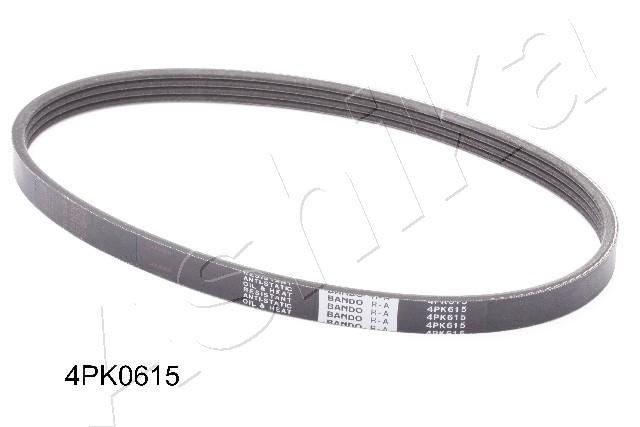 112-4PK615 ASHIKA Alternator belt PEUGEOT 615mm, 4