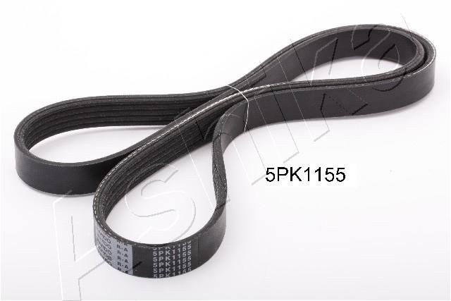 112-5PK1155 ASHIKA Alternator belt PORSCHE 1155mm, 5