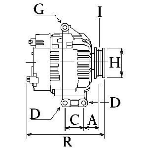 HC-Cargo Alternator 113298 for FORD TRANSIT