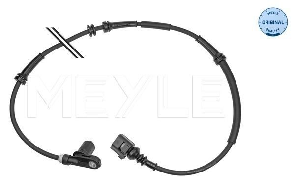MEYLE 114 800 0019 ABS sensor Rear Axle Left, ORIGINAL Quality, Hall Sensor, 2-pin connector, 1080mm, not prepared for wear indicator